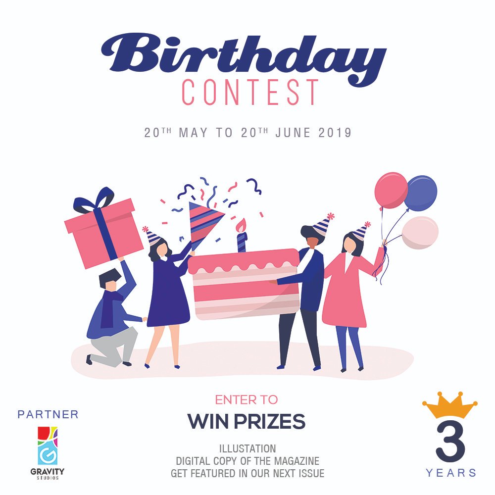TheZoomRw's tweet photo. TheZoom - Birthday Contest Starting From 20th May to 20th June 2019. Win BIG Prizes we are in partnership with @GravityStudioRw on this one. Special thanks to our readers 💕 #ThirdAnniversary #RwOT #DigitalMagRw #TheZoomMagazine 

Click the link below 👇
- https://t.co/GPtjvpFWjF https://t.co/CR1g6VoVvF