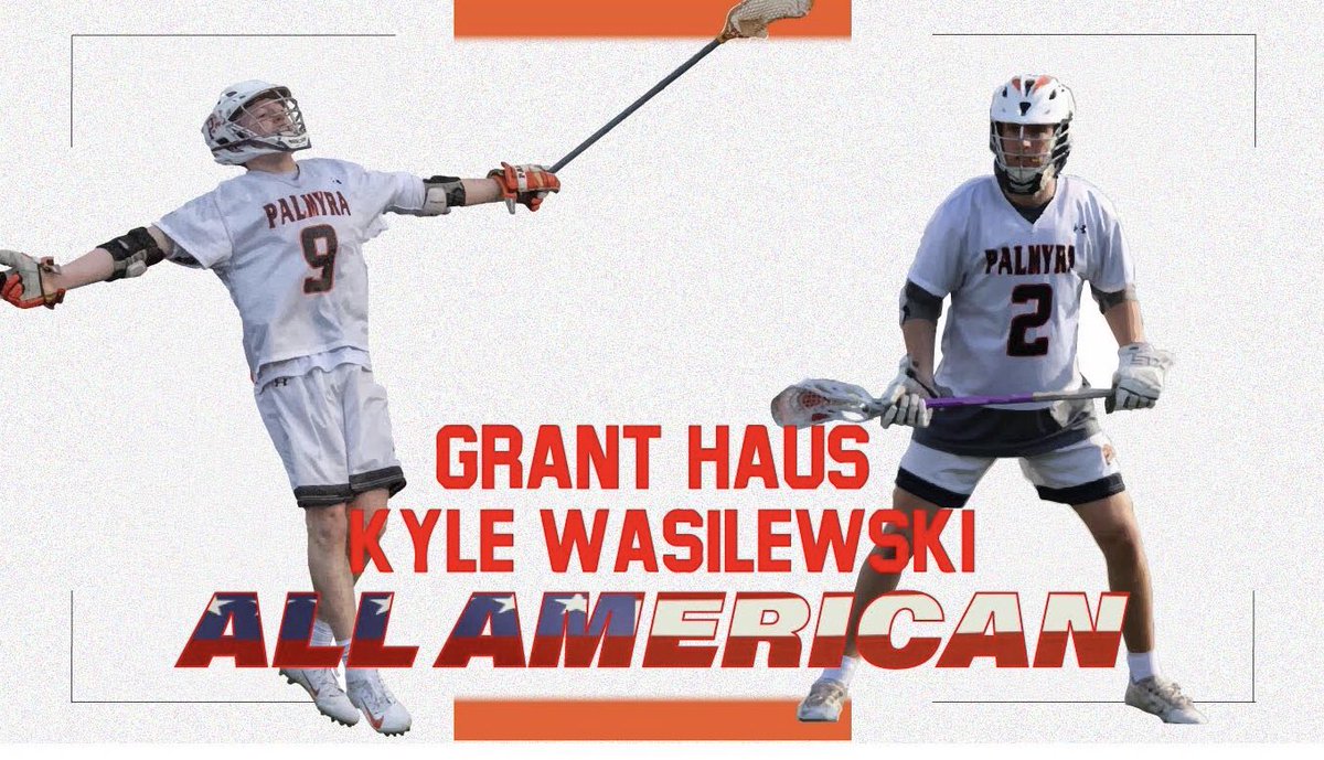 PalmyraBLAX's tweet photo. WE HAVE NOT ONE. BUT TWO ALL AMERICANS! CONGRATULATIONS @KyleWaz11 AND @ghaus02!!! 

#ALLIN #FAMILY https://t.co/cKUYfuMioC