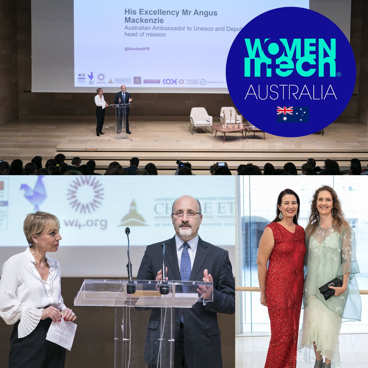 WomenInTechOrg's tweet photo. 📣 Women in Tech is happy to announce the launch of our WOMEN IN TECH Australian Chapter! 🇦🇺

🌟We would like to introduce our Australian Ambassador @peace_ 

#WITChallenge His Excellency @AusAmbFR 
#womenintech #Diversity https://t.co/vrhMl6quLt