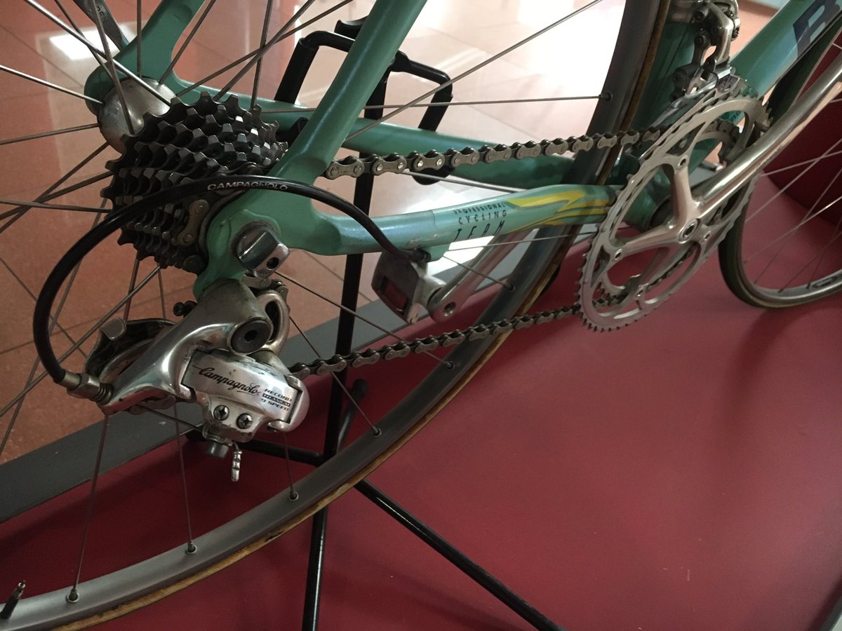 EuroHoody's tweet photo. Check out the cassette from Pantani’s 1998 Giro-winning bike https://t.co/FkRM20avih