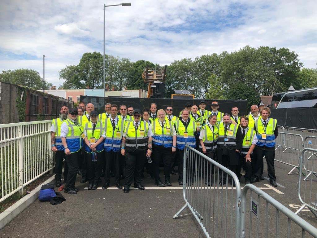 formative_group's tweet photo. Team Formative ready to start work at Ashton Gate Stadium for the Rod Stewart concert #eventsafety #crowdmanagement #securethepresent #trainthefuture #investorsinpeople #theformativegroup https://t.co/v1AugPYrPq