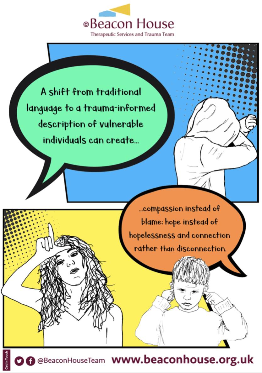 Thinking about #transitions... a comic supporting a language shift to create #compassion, #hope &amp; #connection click here to download: bit.ly/2h54N4W #school