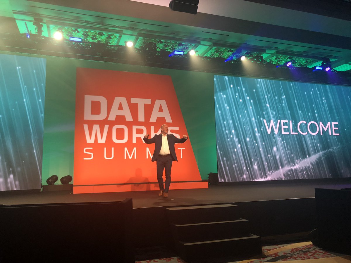 #DWS19 is officially kicked off with @Cloudera’s @thewimster!