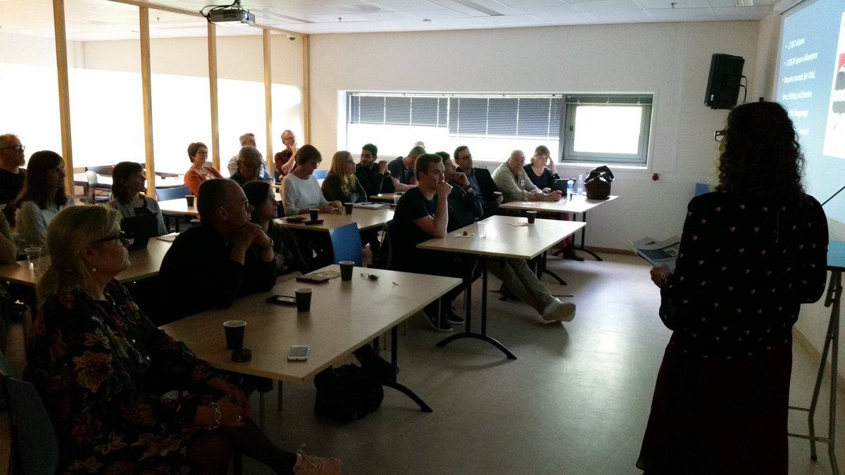 coraproject's tweet photo. CORA partners at Kongsvinger library in Hedmark, Norway checking up on Kongsvinger digital agenda &amp; digital services #CORAproject #Interreg #DigitalDivide https://t.co/XZ0TBPAyYO