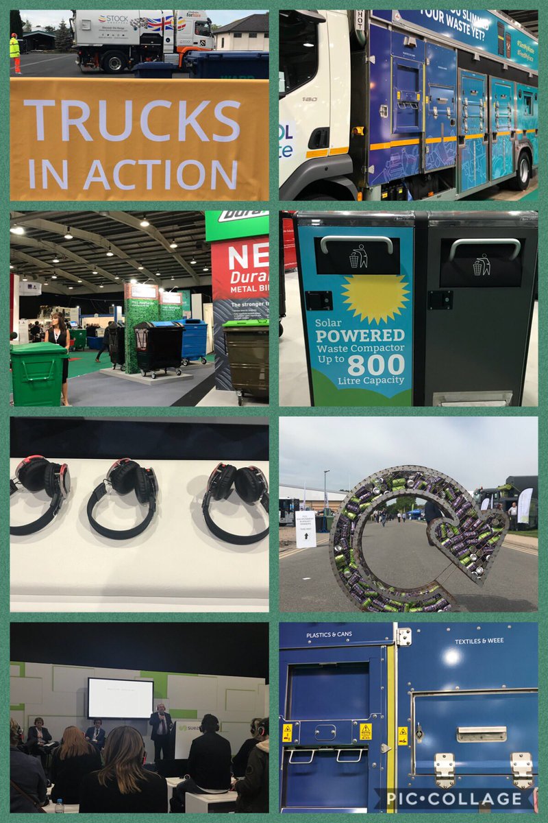 We’re at #LetsRecycleLive in the West Midlands, hearing about food waste, waste crime and @WasteAidUK - a charity that sets up waste management in countries that don’t have any.