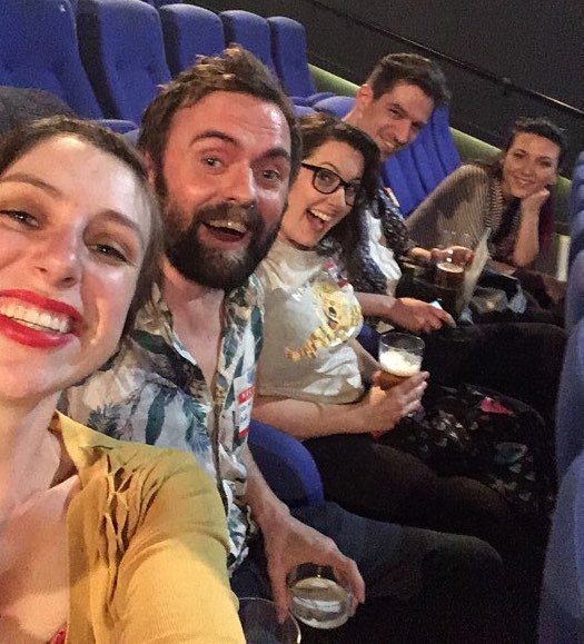 We got to see our weird little movie in a cinema with an audience! It was a delight. Thank you <a href="/scifilondon/">SCI FI LONDON Film Festival</a> Film Festival and all the lovely humans we met. #SFL48hr #sfl19