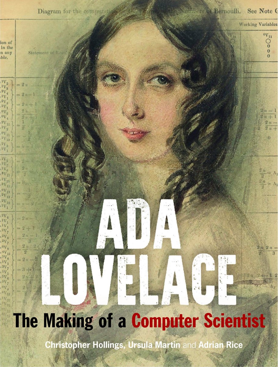 ADAalgorithmen's tweet photo. #ADA Lovelace (1815-1852), die ganz ohne Computer und rein durch informatisches Denken Geschichte als erste Programmiererin schrieb, ist Namensgeberin des Projektes ADA – Algorithmen Denken Anders @vclaTUwien @tuvienna 

#ADAat #ADAwien #MINT #edupnx #Schulen 
Photo = Book cover https://t.co/OUH0CYSsNJ