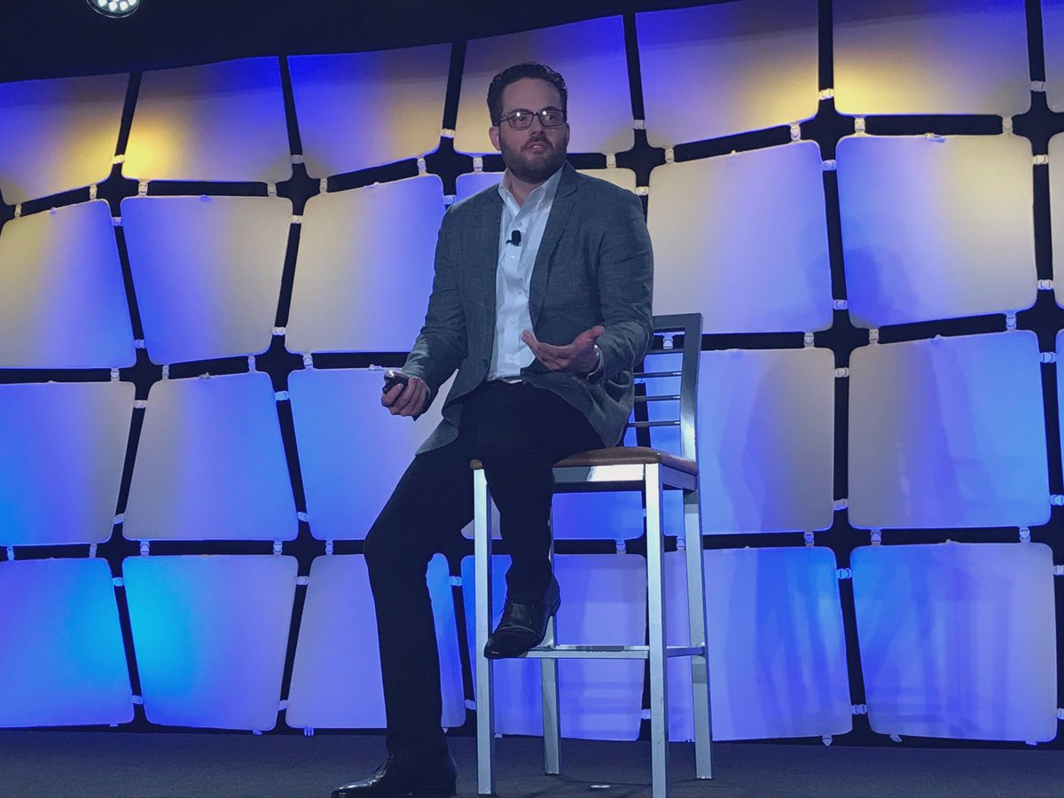 ChelseaLabels's tweet photo. Adam Gray, CEO of @SheetLabels discusses workforce development. He says his @Domino_Digital press helps recruit younger workers. With it’s dynamic e-commerce biz model, SheetLabels takes a “technology first approach” https://t.co/yG3VFTo3jv