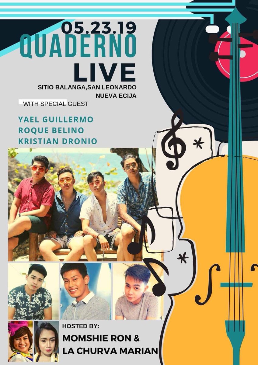 quadernofficial's tweet photo. Catch us tomorrow at Publacion San Leonardo Nueva Ecija! Support OPM! #Quaderno #PeculiarAndOdd #Jjnj #PrettyAndCalmv https://t.co/vvaB1uMWb0