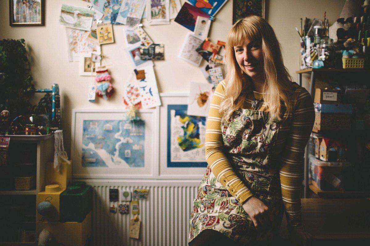 Read here all about the latest artist to feature on the front cover of Southsea Folk! <a href="/MissKendalJames/">Kendal James</a> has a unique way of creating maps with watercolour and design southseafolk.uk/kendal-james/ #maps #southsea #portsmouth #kendaljames