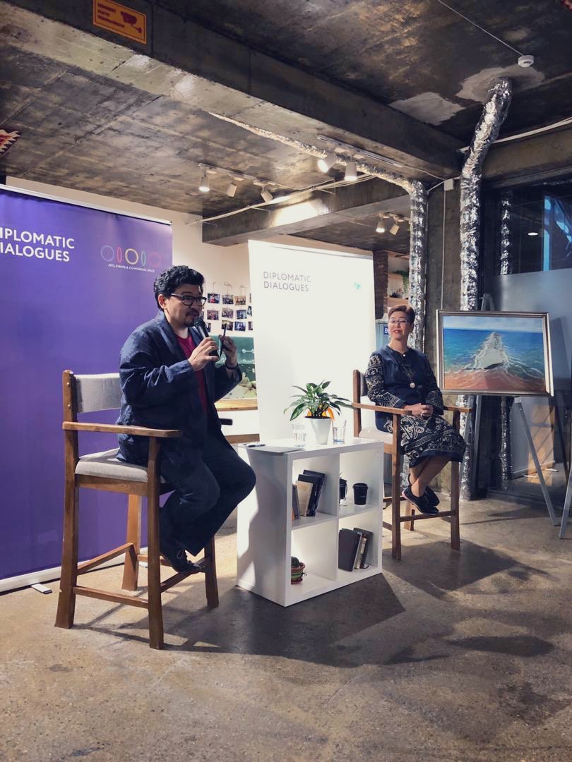 unicefkg's tweet photo. #DiplomaticDialogues with @unicefkg Representative @yukiemokuo started at @ololohaus with full house of young people. Yukie shares her stories to inspire people to dear to dream bigger! #GenUnlimited #ForEveryChild https://t.co/8Lt4e8dk6v