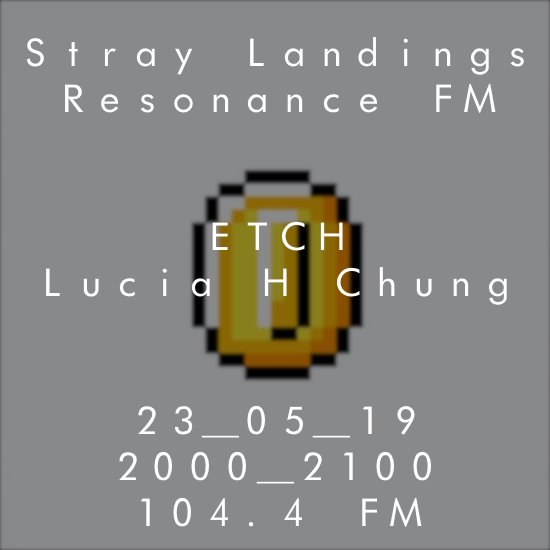 We're back on <a href="/ResonanceFM/">Resonance FM</a> / <a href="/ResonanceEXTRA/">Resonance Extra</a> tomorrow. We'll be speaking with <a href="/E_TCH/">🐙Etch.flp🐙</a> and <a href="/encreuxmusic/">Lucia H Chung</a> about computer game music.