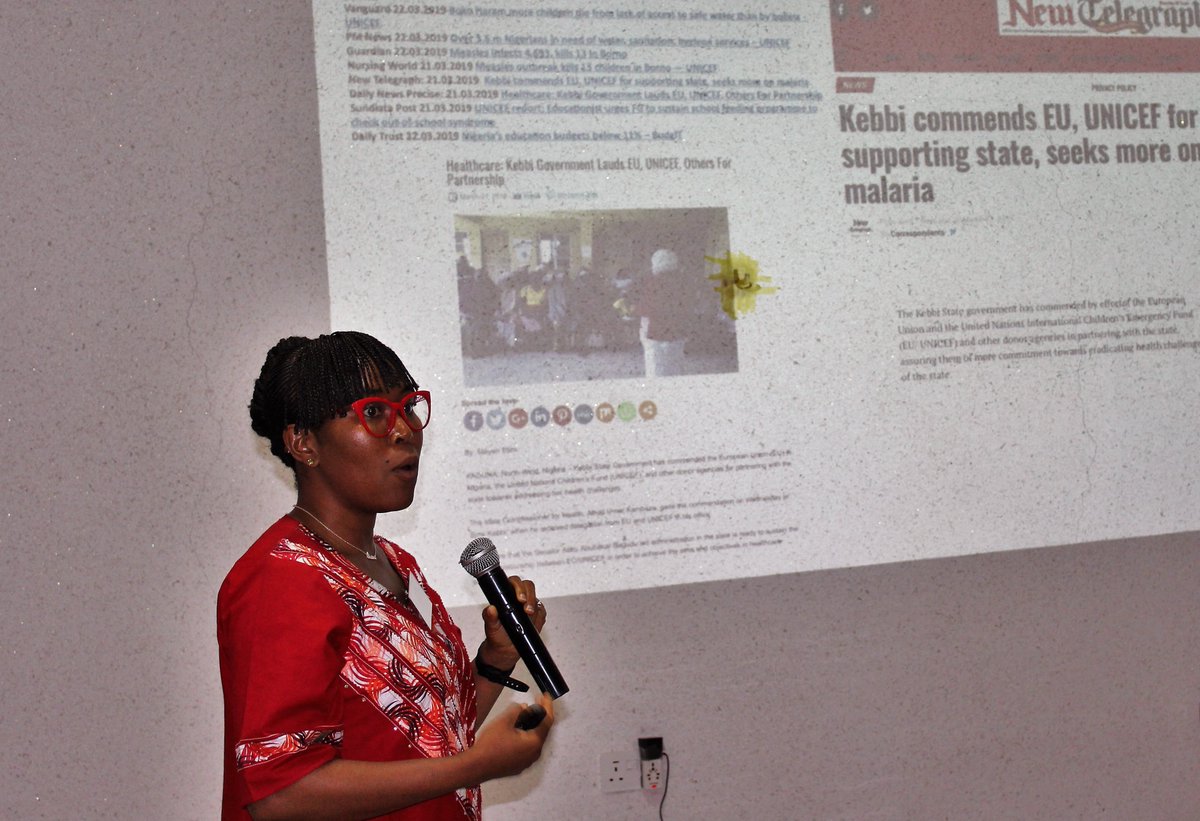 “The Nigerian media must be more creative and research-minded to write stories that create empathy on children’s issues.” - @disgeneration, Communications Consultant <a href="/UNICEF_Nigeria/">UNICEF Nigeria</a>. #CleanNigeria #EndOpenDefecation