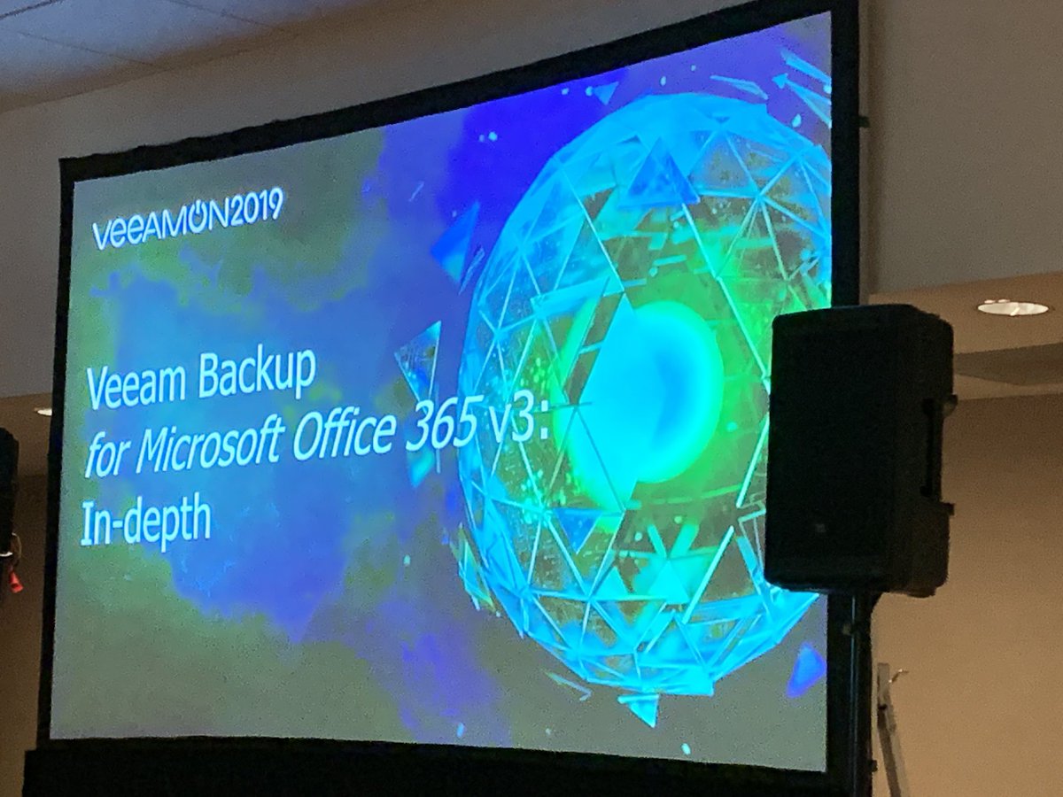 _Tobs__'s tweet photo. VBO 365 Deep Dive #VeeamOn #Veeam #Office365 https://t.co/jGDbmTi0Rk