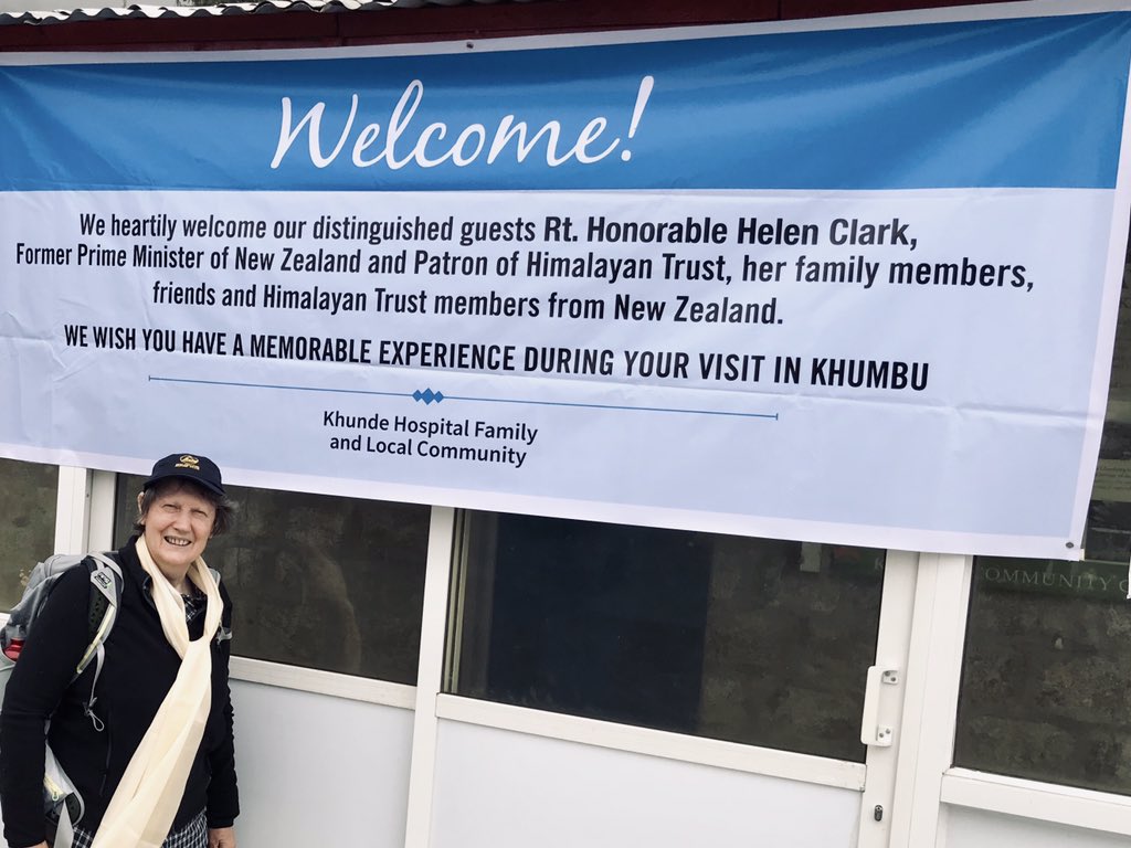 HelenClarkNZ's tweet image. In 1966 Sir Edmund Hillary established the 1st hospital 🏥 in Everest region of #Nepal🇳🇵in #Khunde. The hospital &amp;amp; its associated community health clinics in other villages supported by @Himalayan_Trust have contributed 2 a significant rise in the health status of the population.
