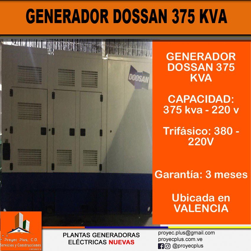 proyec_plus's tweet photo. CANSADO DE APAGONES - Suministro e Instalación de #Plantas Generadoras
.
proyec_plus@hotmail.com
.
#22May #FelizMiercoles #proyecplus #Industria #Maracay #Caracas #Valencia #Apagon #Generador #apagonenvenezuela #Venezuela #energia #electricidad #iluminación #ingenieria https://t.co/xnyo1DPrGD