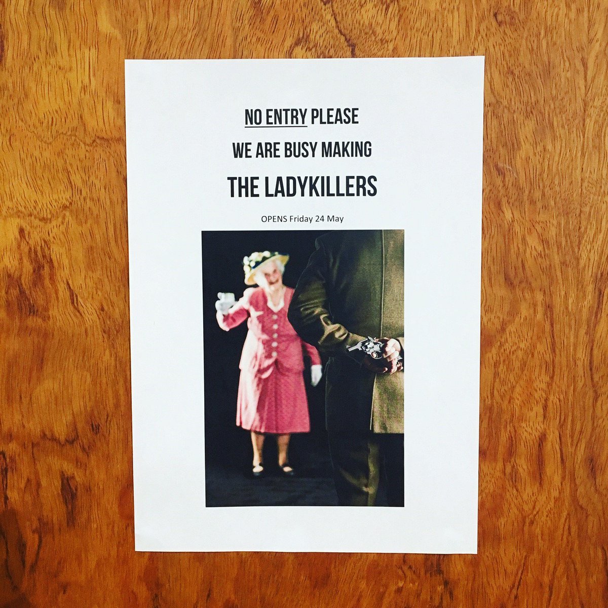 tbtlake's tweet photo. Only 2 DAYS LEFT before THE LADYKILLERS opens, our first Main House show of the Season! To say we're excited here an understatement... Will Mrs Wilberforce win the day? Can a gang of criminal misfits outsmart a little old lady? See the show to find out! https://t.co/N8SSMHMuYb https://t.co/hZeA5GrgNm