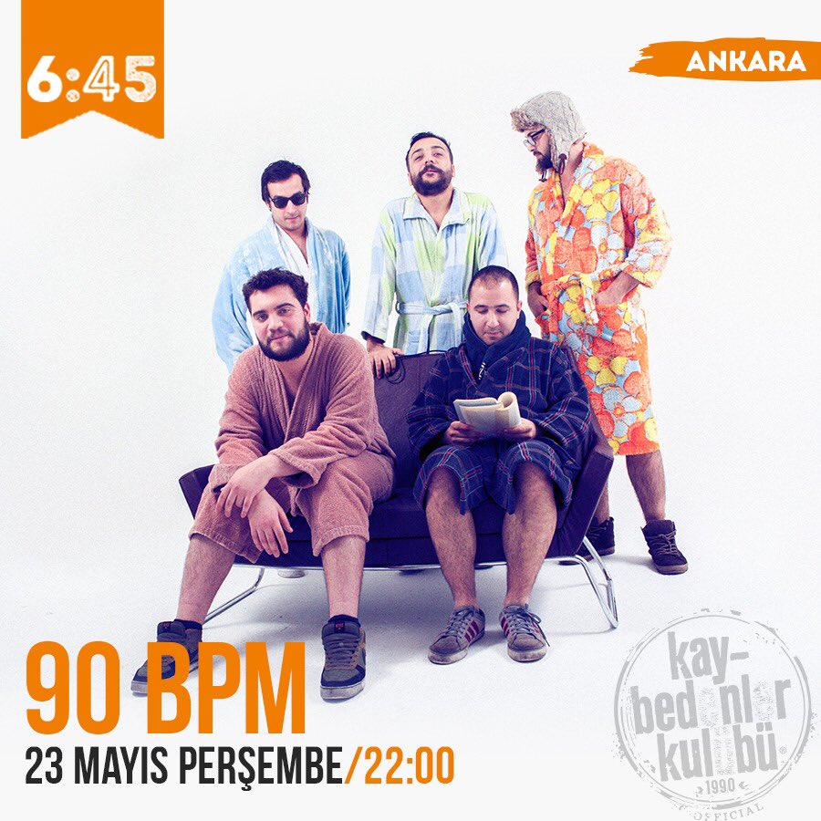 Yarın 15.00’a kadar bu tweeti RT eden üç dinleyenimize çift kişilik davetiye vermek istiyoruz. 90BPM yarın Ankara’da! Kalan biletler için mobilet.com/event/90-bpm-s… <a href="/645KK_Ankara/">6:45 KK Ankara</a>