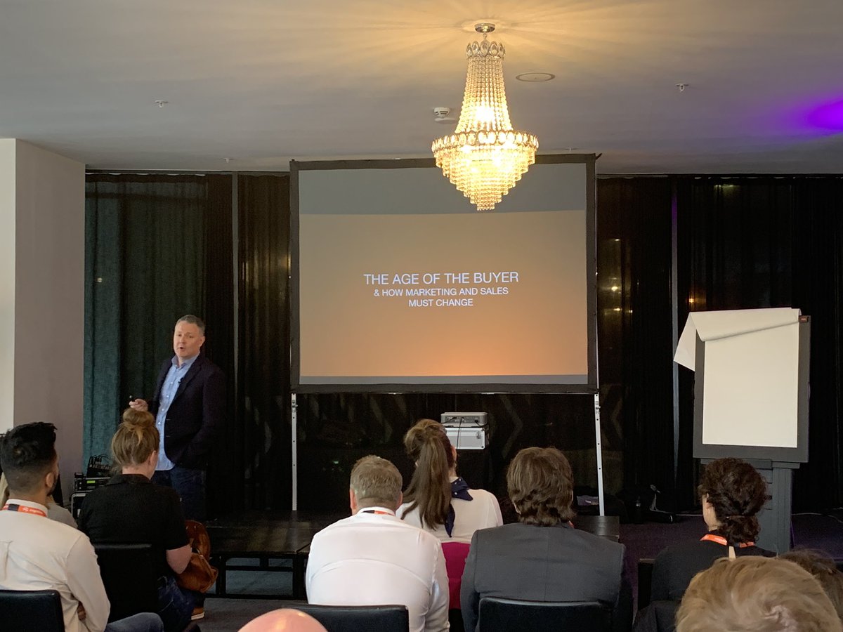 LWitcherley's tweet image. We are entering into the age of the buyer. Introducing Aidan O’Leary @HubSpot #hubspotevent @CognitionAgency #theworldhaschanged