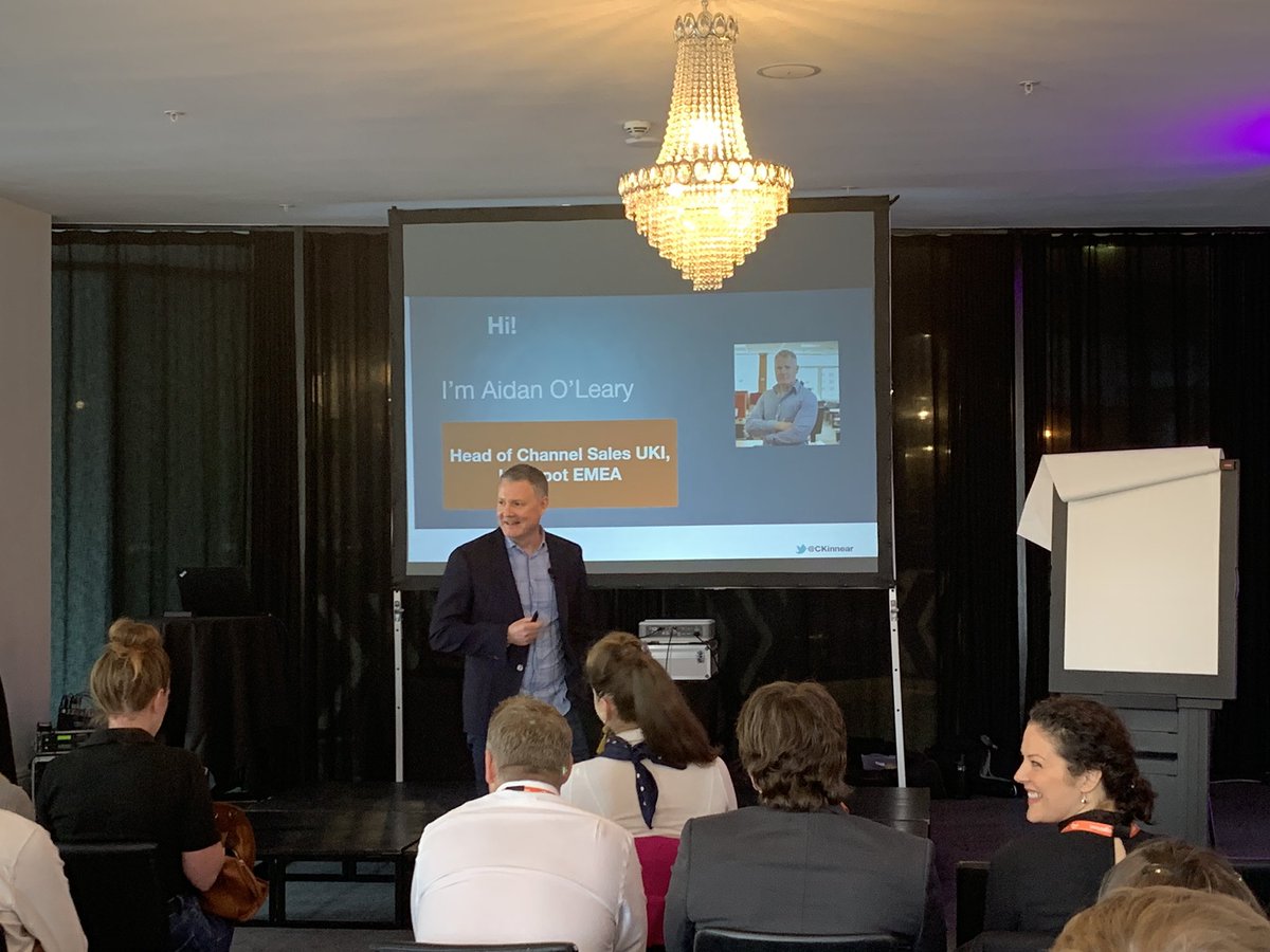 LWitcherley's tweet image. We are entering into the age of the buyer. Introducing Aidan O’Leary @HubSpot #hubspotevent @CognitionAgency #theworldhaschanged