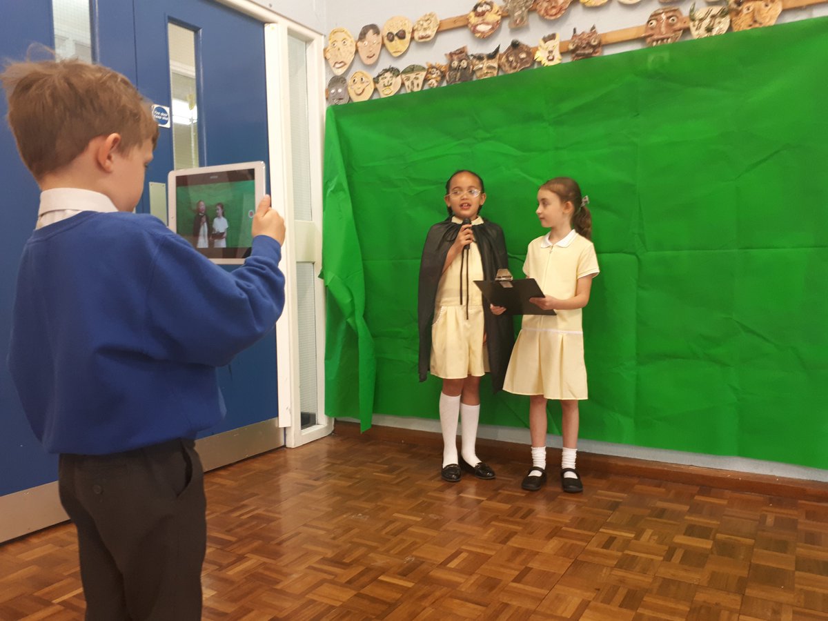 JamesBrindleyPS's tweet photo. Year 2S using the green screen to film their Great Fire of London news reports #bringinghistorytolife #readwriteperform https://t.co/gXyrwsDUe0