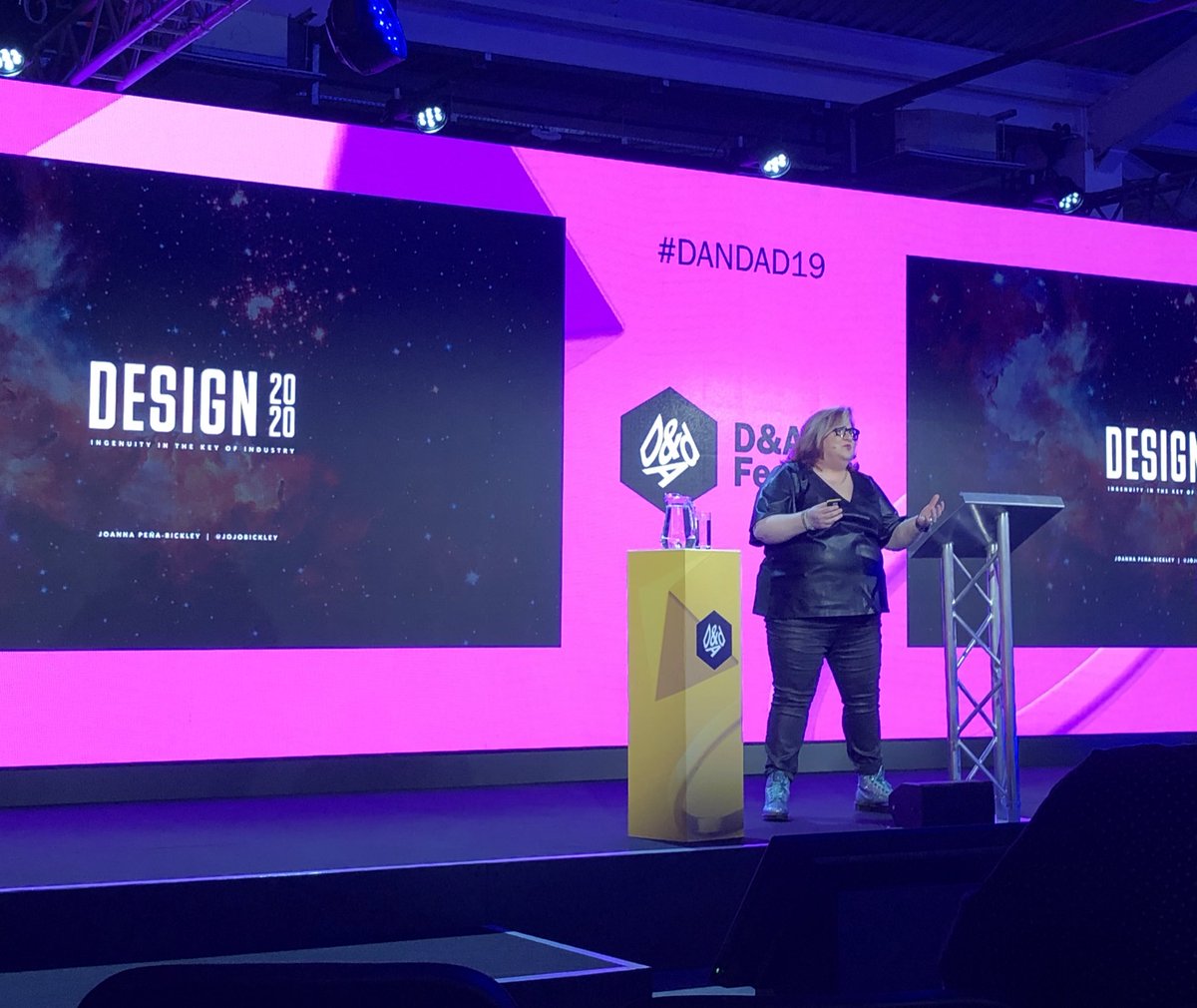 Great talk by <a href="/jojobickley/">Joanna Peña-Bickley</a> on design 2020. Took away a lot from this 💪🏼 <a href="/dandad/">D&AD</a>
