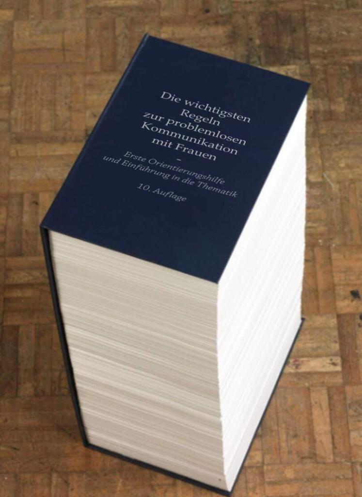 Passwortvergess's tweet photo. Weil #Bergfest ist, gibt es von der wundervollen @PBerkholz eine Leseempfehlung für uns Männer. Natürlich lesen wir das am #Wochenende und nicht während der #Arbeit. 🤭 #lesen #bildet 😂😂😂 https://t.co/R0jr4t7YDU
