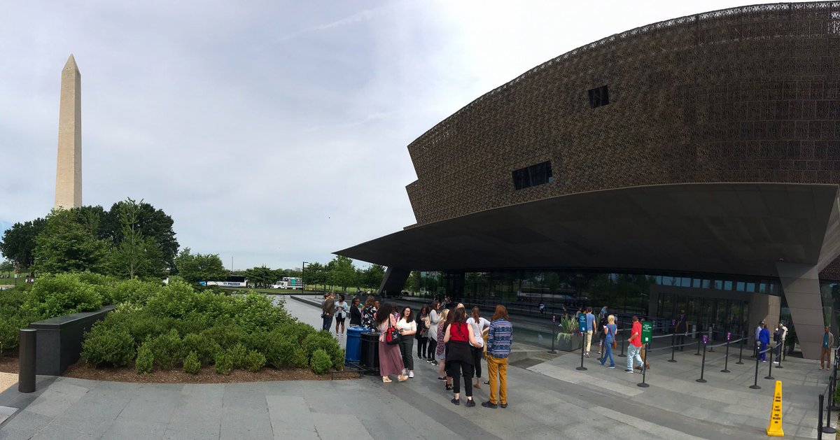 osucsw's tweet photo. Today, students are visiting the beautiful National Museum of African American History and Culture! #CSWinDC 🏛 https://t.co/SjX4Y5vGyG