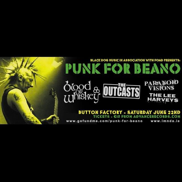 Rehearsals are going great for the 3 shows we are playing in June, tickets are shifting so don't delay!

11.06.19 The Interrupters / Blood or Whiskey, Limelight, Belfast
12.06.19 The Interrupters / Blood or Whiskey, The Academy, Dublin
22.06.19 Punk For Beano, Button Factory