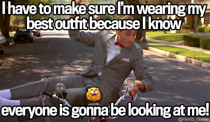 PandS_quotes's tweet photo. "Before I get on, I have to make sure I’m wearing my best outfit because I know everyone is gonna be looking at me!" @mycorreale #EP356 https://t.co/O49PhnfCL8