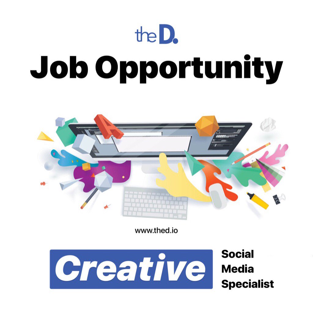 theddot's tweet image. We are looking for a driven Social Media Specialist that knows how to lead interaction with our online communities and target audience. Are you the one? 
To apply, send us your CV at marketing@thed.io or apply here: bit.ly/2VCVRCV  
#Cairo #job #technology #socialmedia