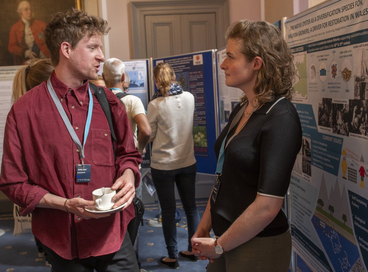 NORA_Europe's tweet photo. Very proud to see so many delegates from around the world presenting their research during our poster session at #NORA2019 #NativeOyster  @TheGlenmorangie @mcsuk @news_RSE @HWU_EGIS @HeriotWattUni @Scotland https://t.co/5tHxjOgHqC