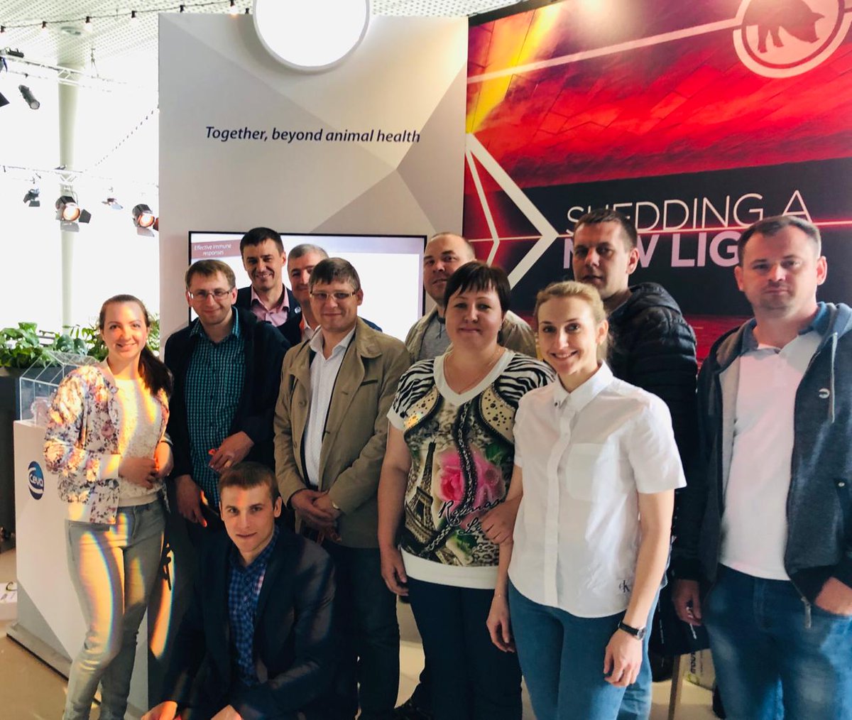 CevaSwine's tweet photo. Visitors from all over the globe confirms the importance of this event.
Ceva supports #ESPHM2019 to the benefit of the Industry in general.
Russian delegation on the Ceva booth.
#CevaSwine https://t.co/m0mntQIQkn