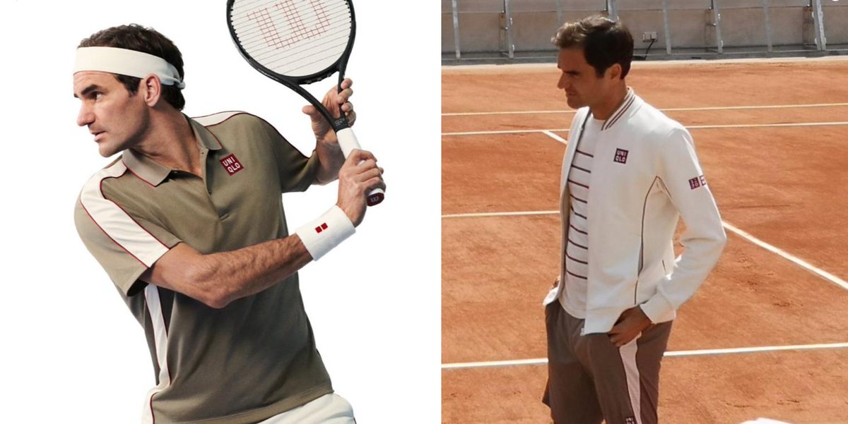 TENNIS on Twitter: "Roger Federer's return to the French Open will also  mark his first appearance at #RolandGarros in UNIQLO. PHOTOS:  https://t.co/qqAKTOXy8Z #RG19 https://t.co/roD4xSgLAe" / Twitter