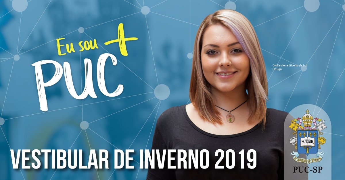 puc_sp's tweet photo. Estão abertas, até 3/6, as inscrições para o Vestibular de Inverno da @puc_sp. Vagas para os cursos de Administração, Ciências Econômicas, Design, Direito, Engenharia Civil, Engenharia de Produção, Jornalismo e Relações Internacionais: https://t.co/Mb5zNid8w6 #pucsp #VemPraPUCSP https://t.co/tN4pp23lXN