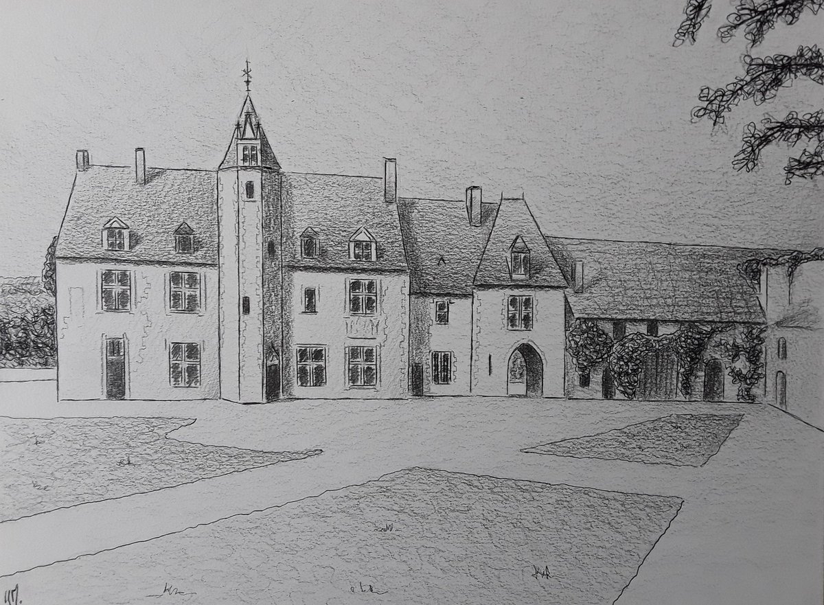 chateaux_le's tweet photo. 41ème Château de France 
Château de la Possonière
Stylo et crayon par Yann Messence
@bernstephane @secretshistoire @fond_patrimoine #patrimoine #chateau #loire #yannmsssence https://t.co/AxyKDjncai