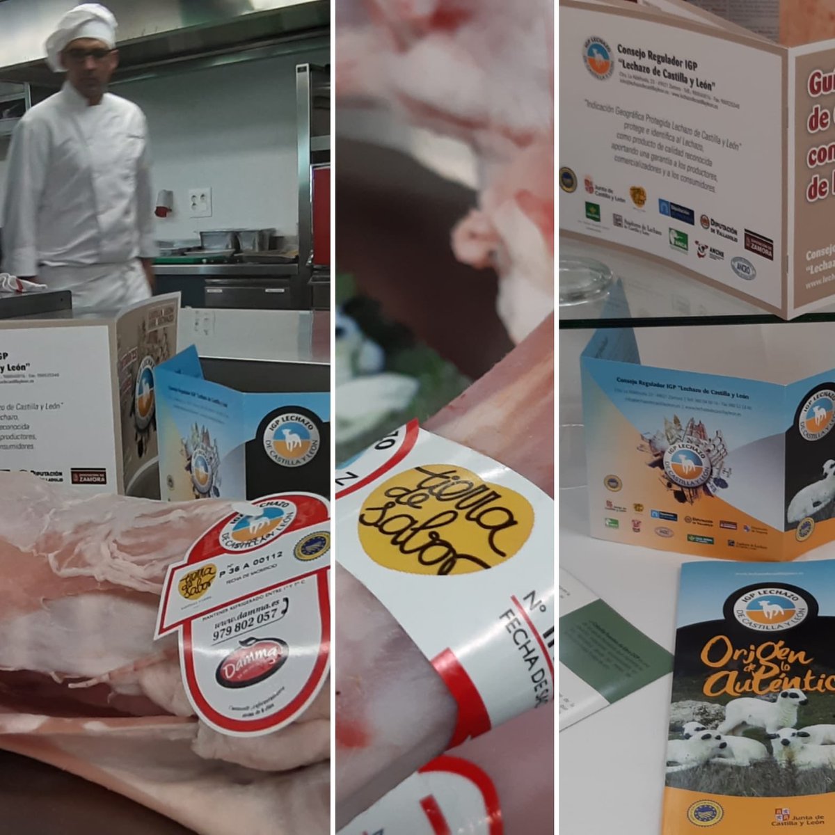 CarlosOrozaCIFP's tweet photo. Hoxe o alumnado de #CSDIRCOC ten a sorte de cociñar con algunos mellores produtos gastronómicos de España nunha xornada especial adicada aos produtos con DOP ou IXP que colaboraron na mesma. Mil grazas a todos pola vosa aportación á formación do alumnado!! https://t.co/pO4grkg7FS