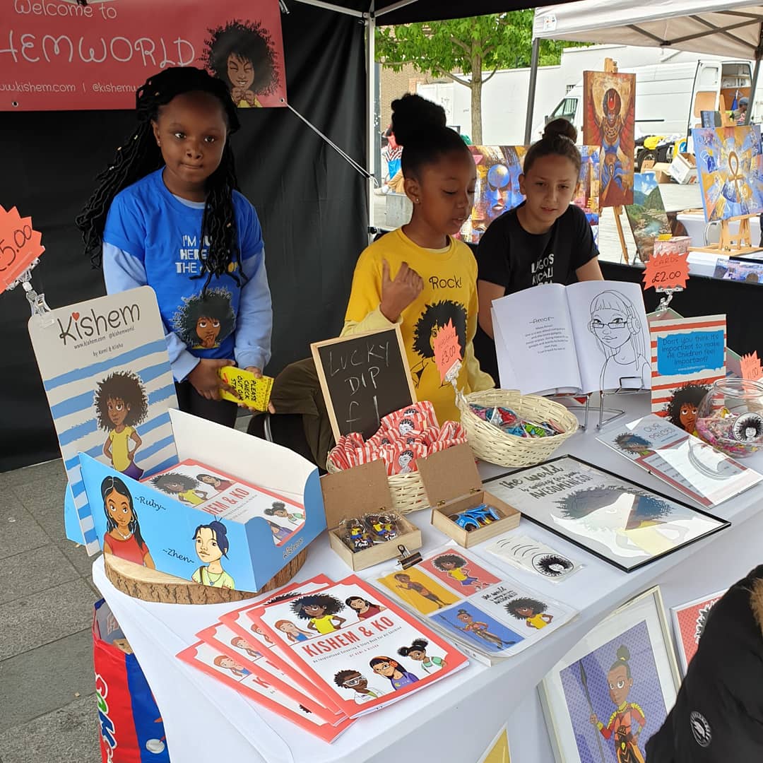 kishemworld's tweet photo. We had a great time at Deptford Market on Saturday. Lovely to meet so many new people &amp; tell them all about Kishem. If you're in or around Deptford this Saturday, we would LOVE to meet you, pls do come &amp; say Hi🤗 you can find us near the Library. #kishem https://t.co/fPzeyWEvn2