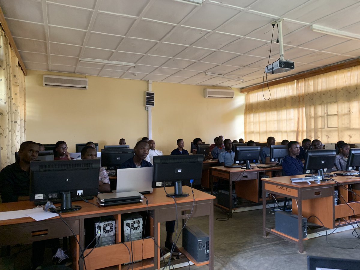 MikePuckett's tweet photo. Day 3 of @SOLIDWORKS training is wrapped up after a productive day at TSS Nyamata in Rwanda. https://t.co/MRZN1blSss