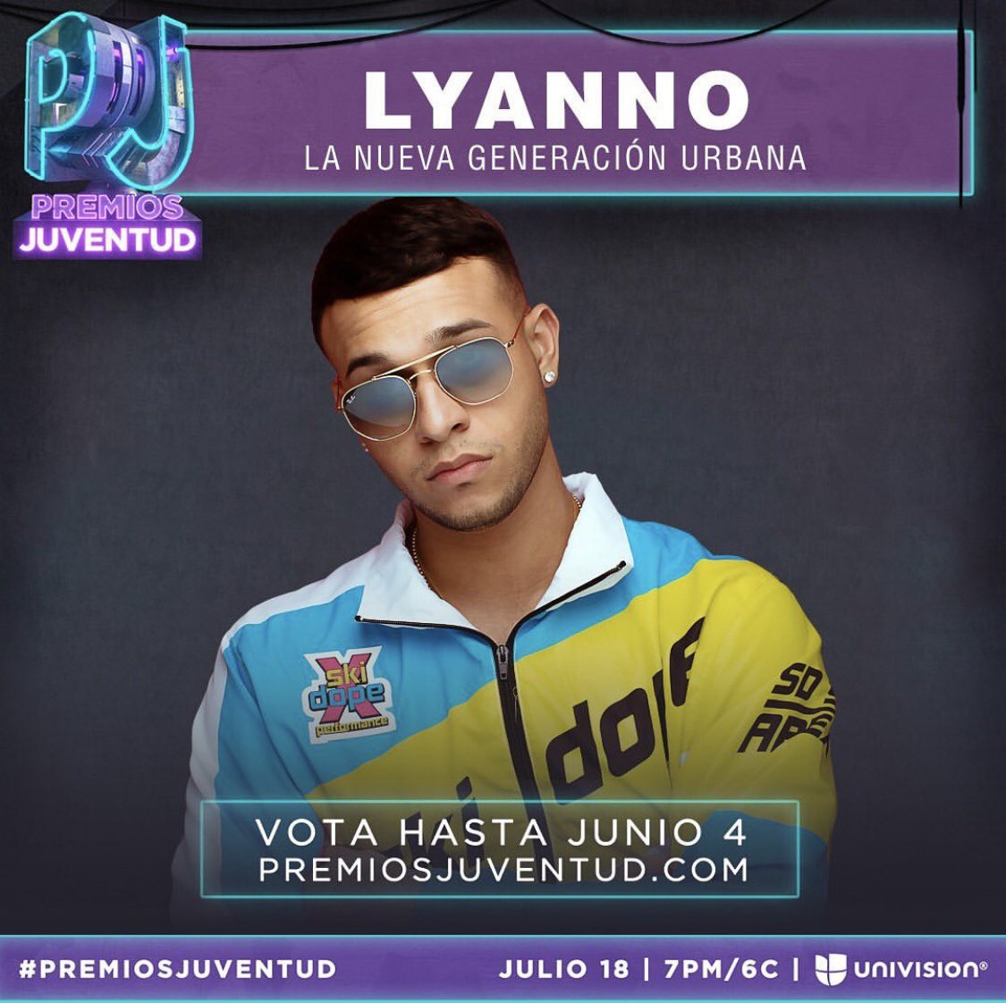 ¡A votar ya! 🎶 <a href="/LyannoOfficial/">LYANNO</a> <a href="/PremiosJuventud/">Premios Juventud</a> #lanuevageneracionurbana #PremiosJuventud2019