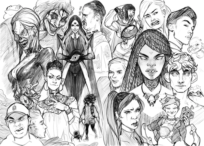 sketches for @kvrtbk 