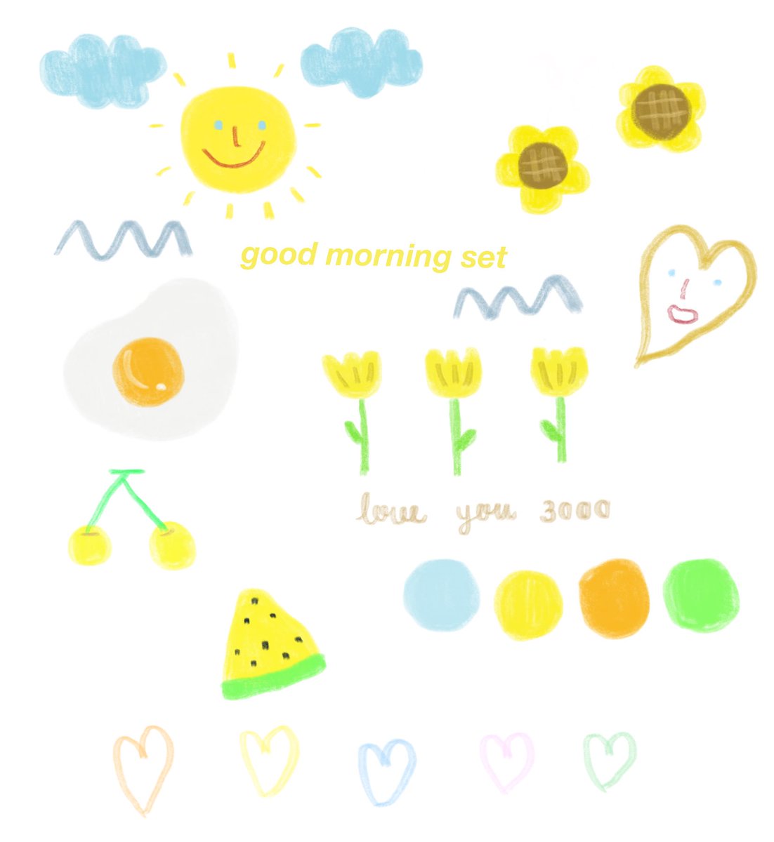 babylatea's tweet photo. 🌻 give a way 🧸

- เค้ามาวาดแจกเป็นครั้งที่ 2 น้า 
good morning set 
 หวังว่าทุกคนจะชอบน้า :~)

link : https://t.co/4IR8GgHCtp

*please do not repost 

- ไม่ใช่เชิงพาณิชย์นะงับ -
#goodnotes #แจกpng https://t.co/3G9spxoIb4