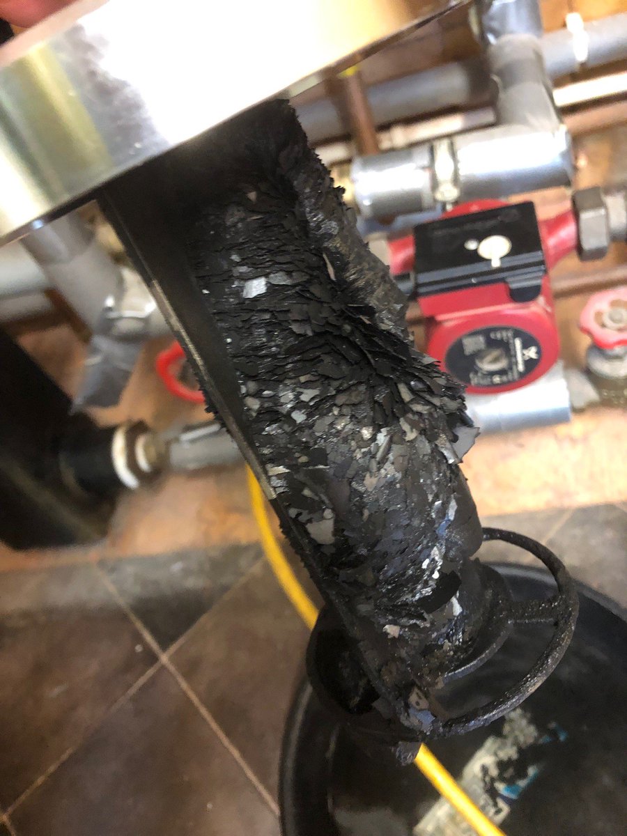 BoilerMag's tweet photo. Check out the magnetite that this BoilerMag XL has pulled out of a heating system.. Why wouldn't you protect a system when you get results like that?!

Cheers to David A Farrer Ltd Plumbing and Heating for sharing
#plumbers #blacksludge #heatingsystemprotection #boilerfilter https://t.co/igBM9Eog9w
