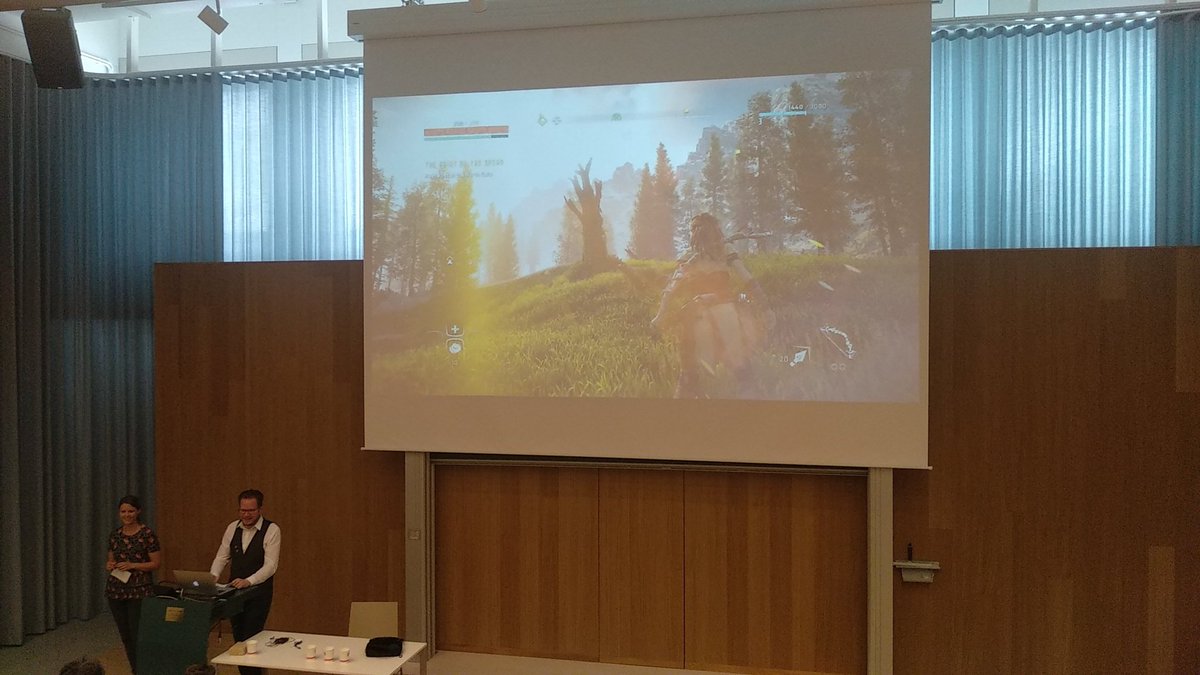 Xifiggam's tweet photo. First talks at the Klagenfurt #gamepics show at the @alpenadriauni !! :-)
Can't wait to see all the game art pics! #games #art https://t.co/wTjTup2DZ0