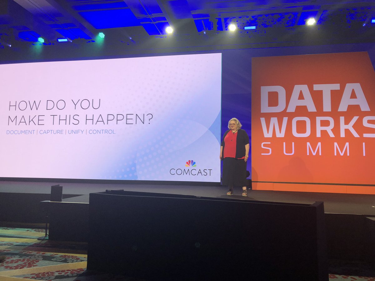 Today’s final keynote speaker — Barbara Eckman from @Comcast —  takes the stage! #DWS19