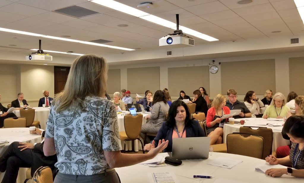 NMSI's tweet image. We've kicked off our "Elevating STEM Teaching" session at #UTeachConf! Excited to talk about the status of teaching as a profession.