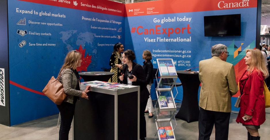 SDC_TCS's tweet photo. Le programme #FACI du SDC fournit des conseils et des services permettant aux femmes entrepreneures canadiennes d'accéder aux marchés internationaux. Venez nous visiter au kiosque E269 dans le hall D à la #CollisionConf et laissez-nous répondre à vos questions! #CollisionCanada https://t.co/2JDlBBaGjf