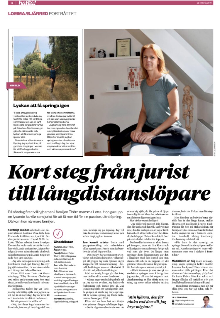 Twinmarathon's tweet photo. Porträtt i tidningen idag!

https://t.co/jd8QYknSLg https://t.co/oQ1iVRXq6v