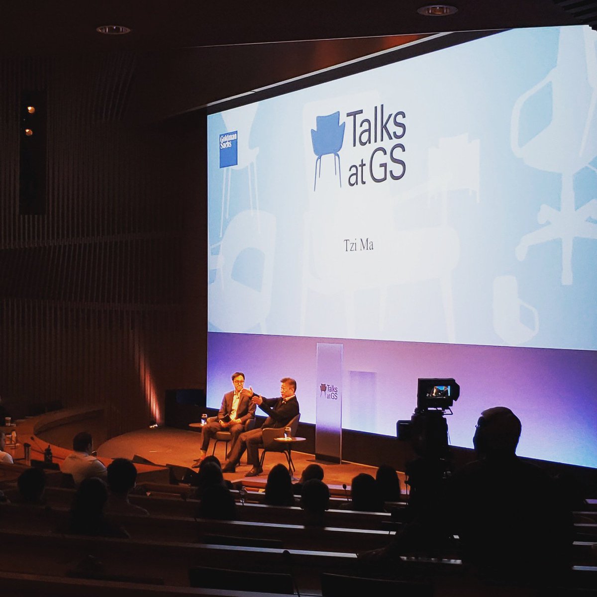 tellywonghere's tweet image. At #TalksatGS watching @tzima8.  @GoldmanSachs