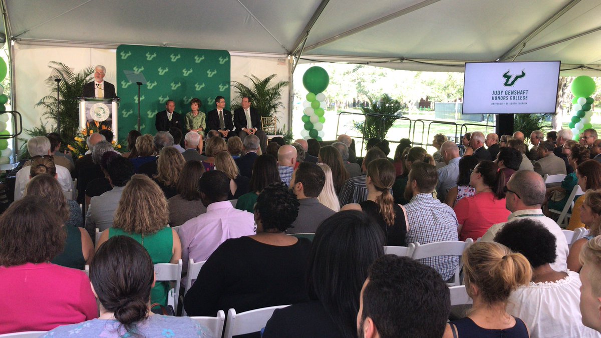 wtspdennis's tweet photo. Judy Genshaft as just Donate 20 million dollars to USF for what will be named the JUDY GENSHAFT HORORS COLLEGE. https://t.co/UtZsdzXOkj